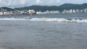 Se registra evento de Mar de Fondo en las costas de Guerrero