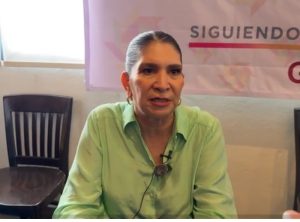 Pide Guadalupe Eguiluz a la dirigencia de Morena que haya piso parejo para todos los aspirantes