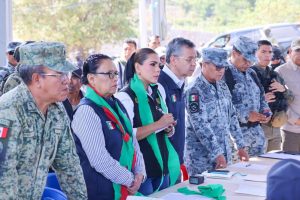 Evelyn Salgado y titular de Gobernación, Rosa Icela Rodríguez firman acuerdos para la construcción de paz y bienestar en comunidades de Chilapa 