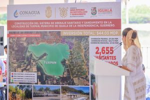 Gobierno de Evelyn Salgado entrega obras sanitarias por más de 55 millones de pesos en Iguala y Tuxpan