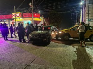 Controla Policía Municipal riña tras choque en Ruiz Cortines