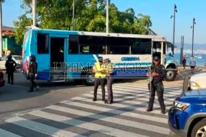 Ataque armado contra camión urbano en la Costera deja dos personas lesionadas