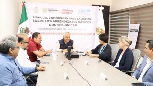 La SEG y UNICEF suman esfuerzos  parareducir el rezago de aprendizajes básicos en Guerrero