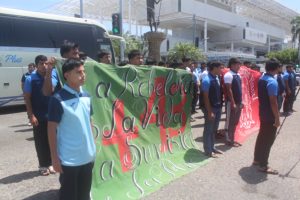 Normalistas de Ayotzinapa exigen justicia a casi 12 años de la desaparición de los 43 estudiantes