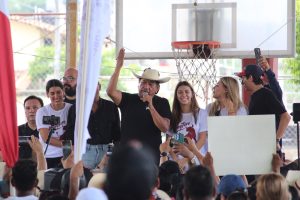 Félix Salgado encabeza asamblea en Acapulco y llama a defender la soberanía nacional