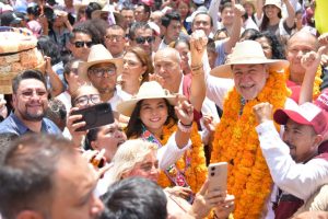 Noroña y liderazgos regionales respaldan a Beatriz Mojica en laasamblea de Chilpancingo