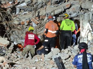 Gobierno de Acapulco mantiene apoyo en labores de rescate tras el terremoto en Venezuela