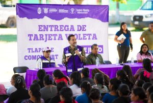 La Secretaría de Bienestar Guerrero, entregó 2 mil 450 Tarjetas Violeta en la región Montaña
