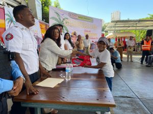 Clausura Leticia Lozano Zavala el curso “Verano en Acción” de Protección Civil y Bomberos