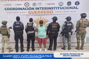 FGEGuerrero detiene a presunto jefe de plaza de “Los Rusos” por homicidio calificado en Acapulco
