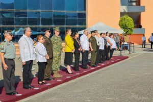 Evelyn Salgado encabeza el izamiento del estandarte en conmemoración al 177 Aniversario de la erección del estado de Guerrero